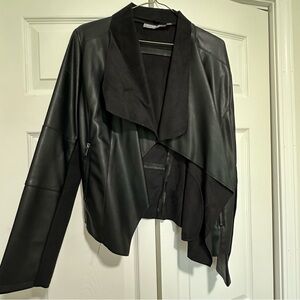 Bagatelle Black Suede and Leather Jacket
